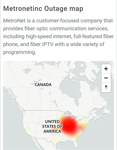  The latest reports from users having issues in North Aurora come from postal codes 60542. Headquartered in Evansville, Indiana, MetroNet is a company that provides fiber optic telecommunication services, including high-speed Fiber Internet, Fiber Phone, Fiber IPTV with a wide variety of programming and products. Report a Problem. 